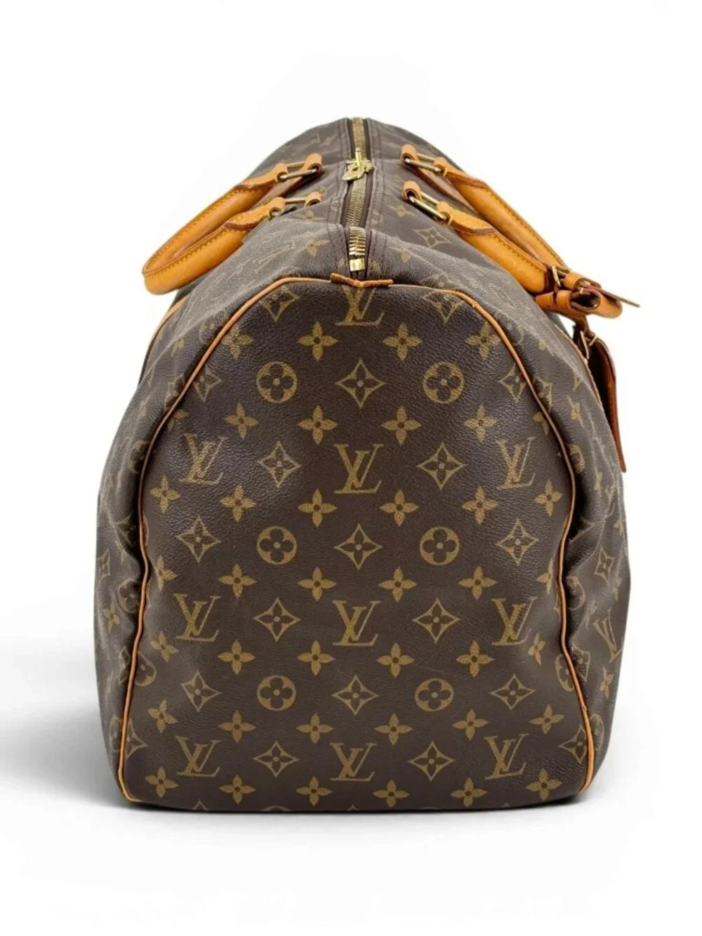 Louis Vuitton Keepall Duffle 55 Brown Canvas